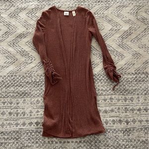 Women’s Daytrip Long, Ribbed Light-weight Cardigan- size small